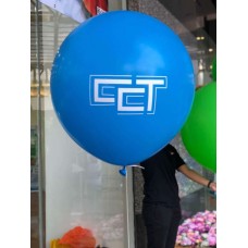 Jumbo 36'' helium balloon with sticker